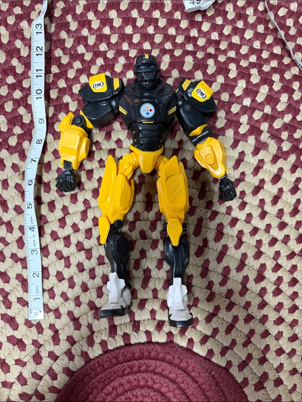 Steelers, black and gold Articulated Action Robot Figure